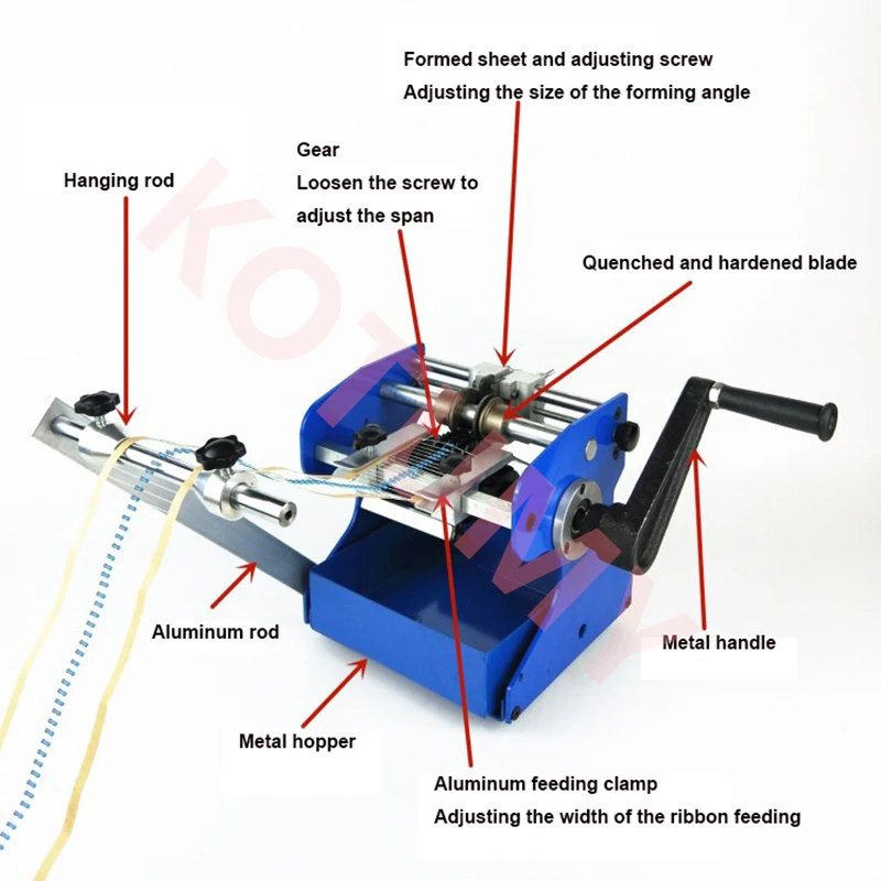 JOYDING Craft Cutting Tool F Type Resistor Forming Machine Manual Axial  Lead Bend Cut & Form