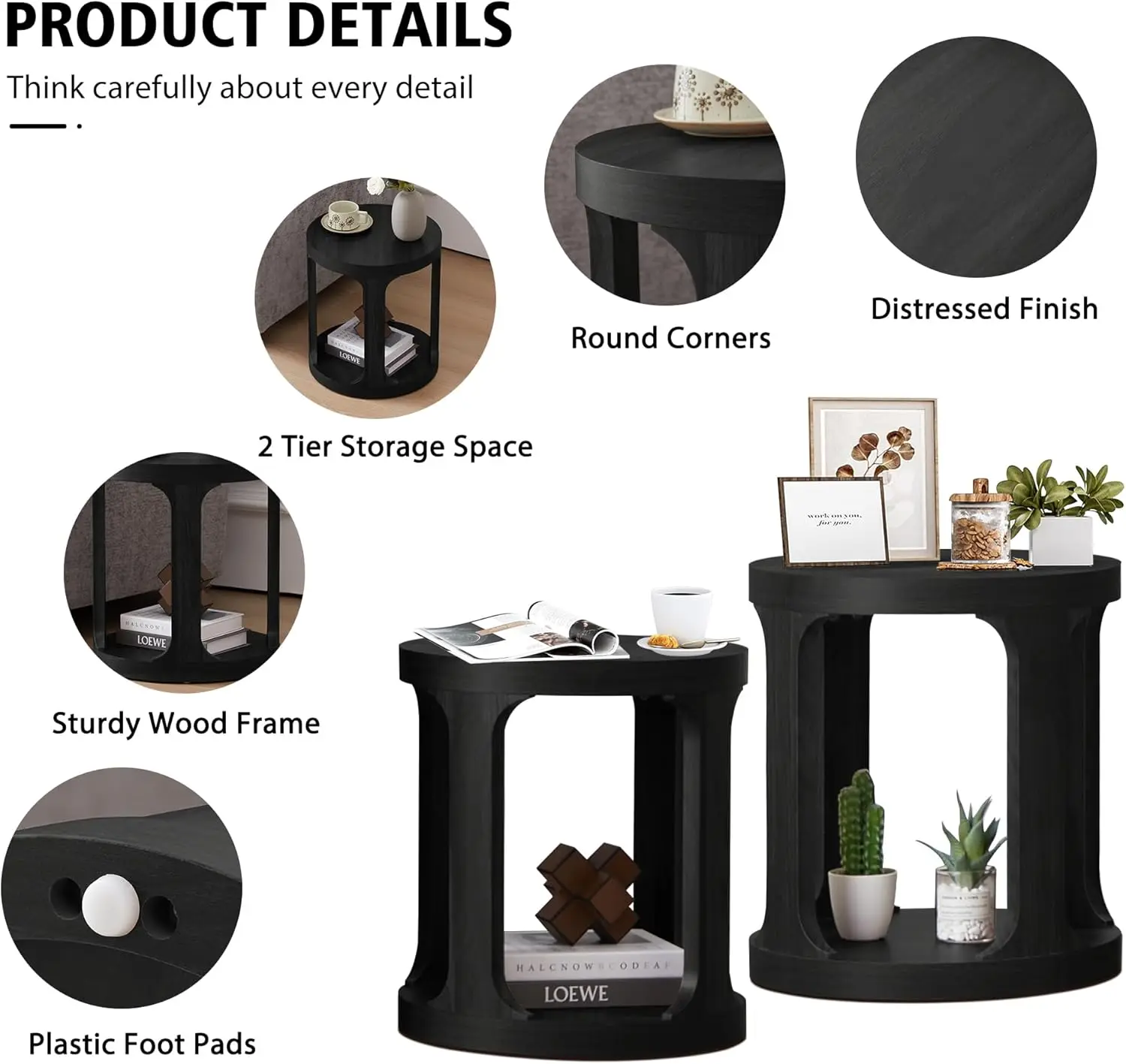 Round 2-Tier End Tables 6