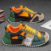 Men's Casual Running Shoes Summer New Style Thick Bottom Versatile Dad Leisure Travel College Style Trendy Korean Version