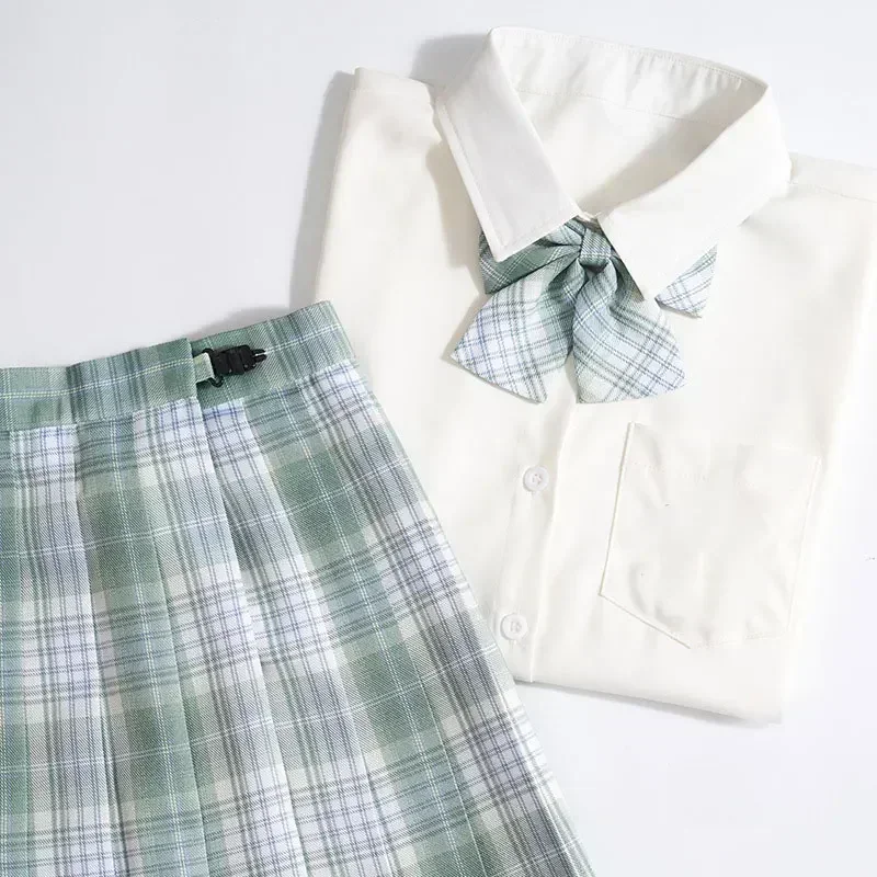 Japanese Student Short/Long Sleeve Sexy Jk Set School Uniform School Clothes Pleated Skirt Girl Seifuku Dress Cosplay Schoolgirl 5