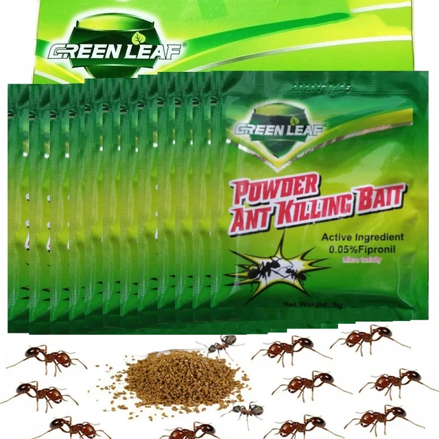 1Dcs Hangyák Csali Por Sárga Fekete Hangya Peszticid Otthoni Kártevőirtó Gyilkos Háztartási Takarítási Kellékek - Image 2