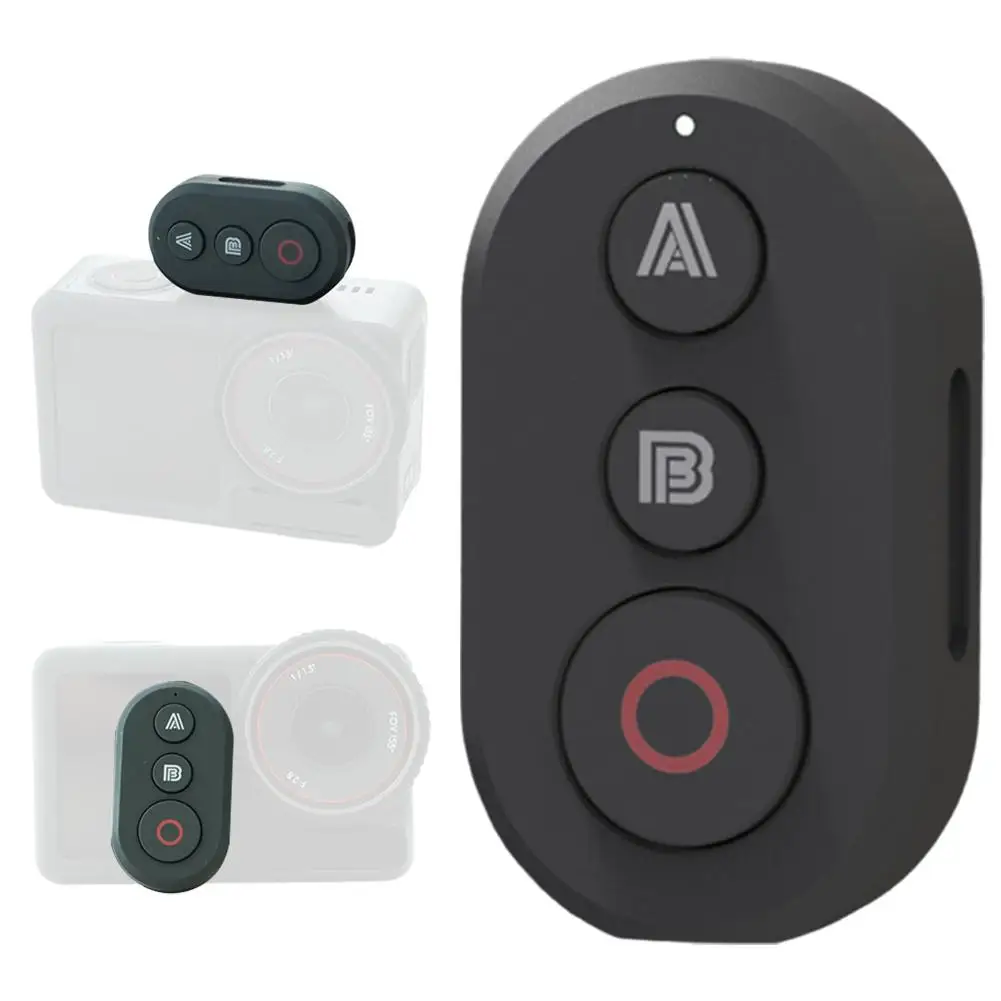 Bluetooth Remote Controller For DJI Osmo Action 5 Pro/4 Photography Shutter Release Button Controller Sports Camera Accessories