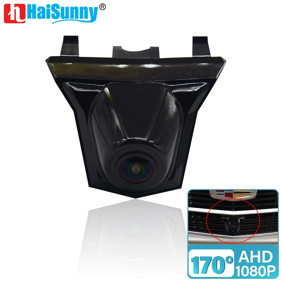 

HaiSunny HD 1080P Car Front View Camera For Cadillac ATS-L 2016 2017 Night Vision Waterproof AHD Grille 170 ° Fisheye