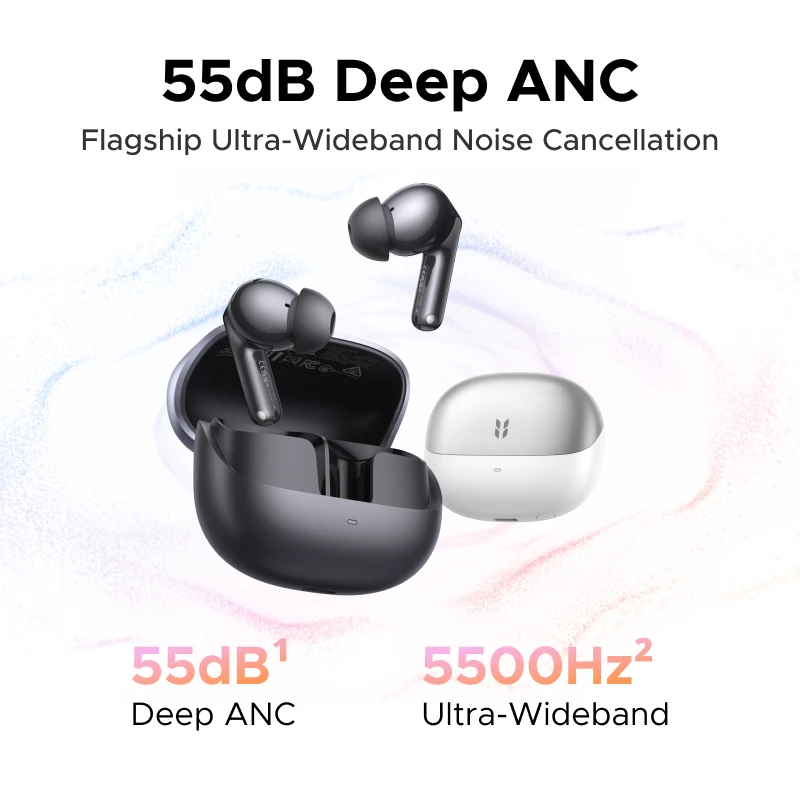 【2026 NEW】UGREEN EchoBuds Plus In-Ear Bluetooth Wireless Active Noise Cancelling Earphones 55dB Adaptive ANC, LDAC Headphones - Ảnh 2