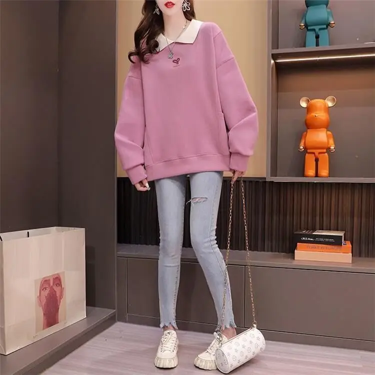 Streetwear Polo Neck Sweatshirt 8