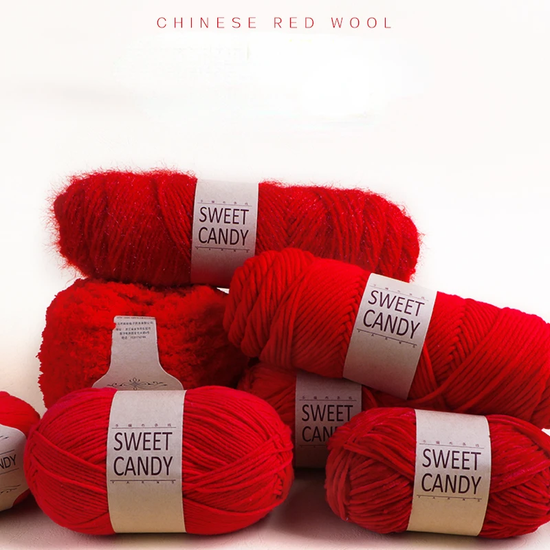 25 Tipi Di Lana Rossa Natale Lana Rossa Rosso Brillante Claret Lana Rossa Filato Di Cashmere Fai Da Te Per Sciarpe Tessute A Mano E Maglioni Per Bambi