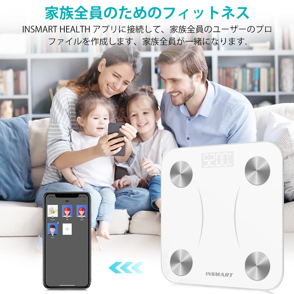 Bluetooth Body Fat Scale Smart Bathroom Scale Electronic Weight Scale BMI Body Composition Analyzer Digital Floor Scale 5