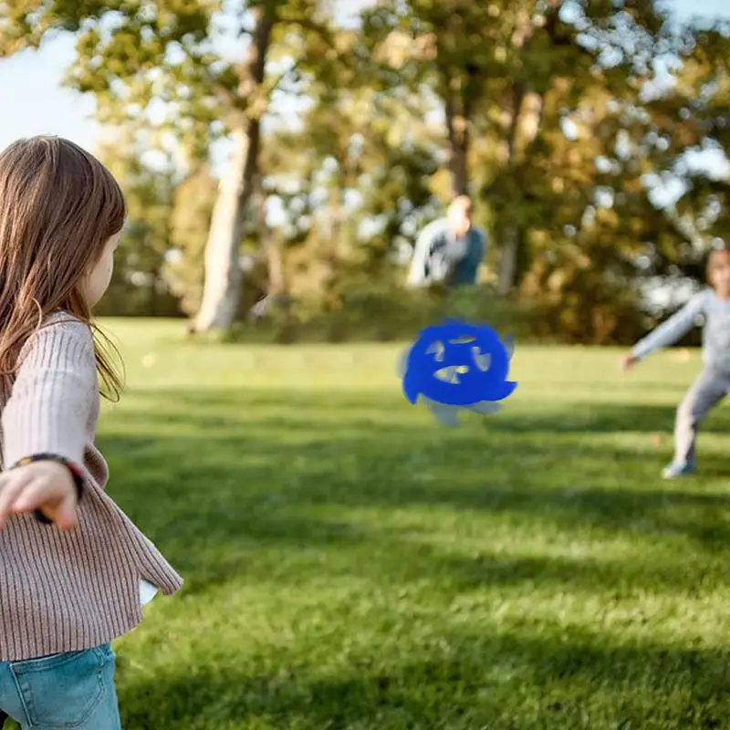 Flying Disk Small Soft Flying Disc Toy Throw And Catch Toy Camping Games Parent-Child Interaction For Outdoor Games