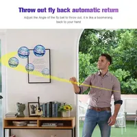 FLYNOVA Flying Ball Boomerang Drone Flyorb Magic With LED Lights Toys Hover Ball Flying Spinner Fidget Toys For Children Gift 2