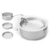 Outdoor Camping Tableware Cookware Set in High-Hardness Oxidized Aluminum Camping Pots and Pans Compact for Cooking Camp Pots 3