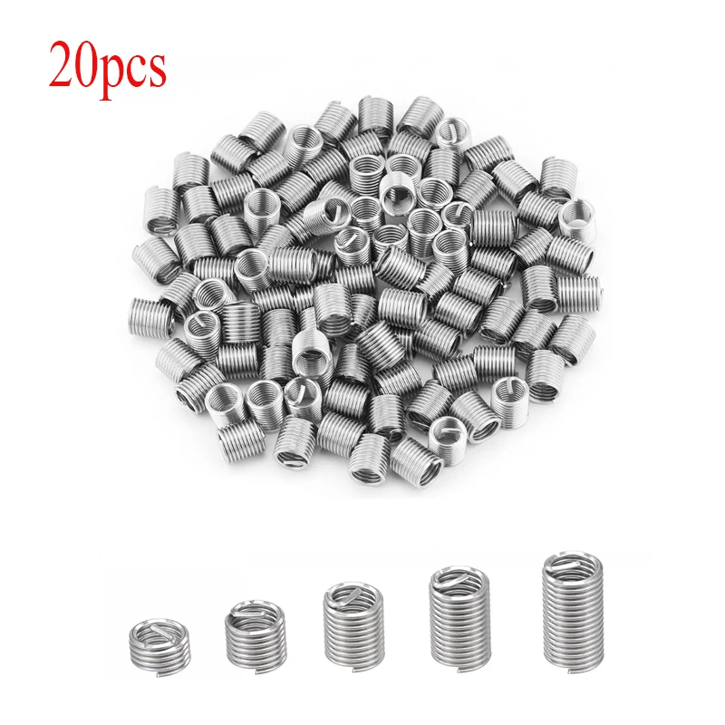 M2m2.5m3m4m5m6m8m10m12m14 Stainlessy Steel Thread Inserts Helical Screw