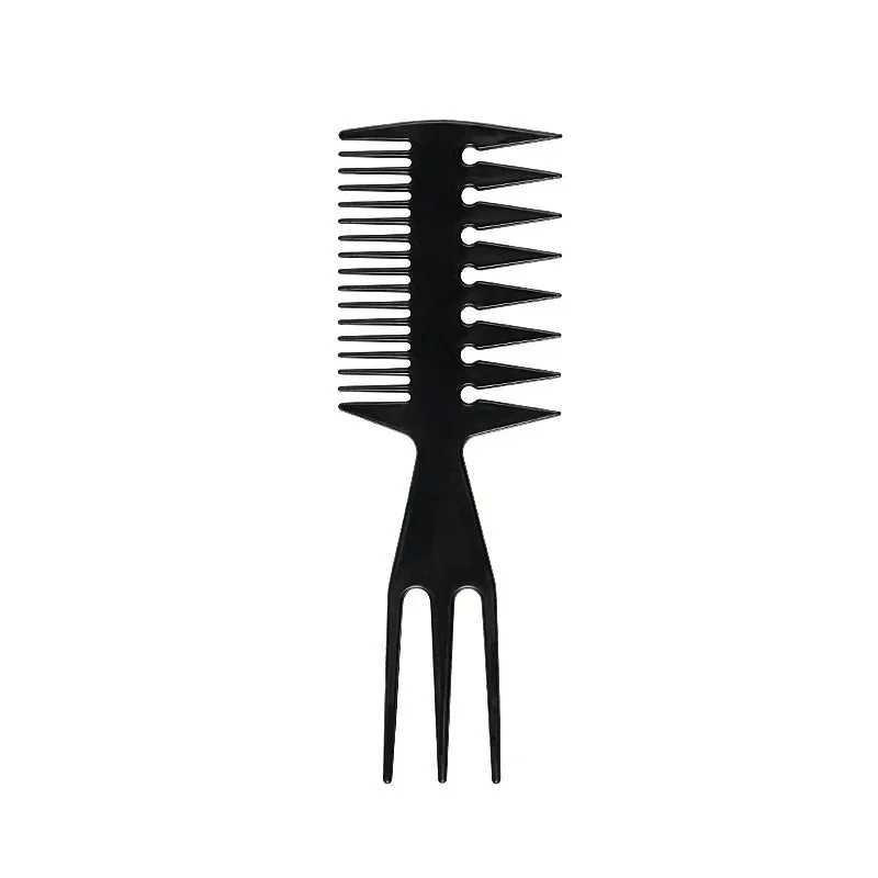 Combs Fish Bone Shape Double Side Professional Tooth Hair Brush Barber Hair Dyeing Cutting Coloring Brush Man Hairstyling Tool
