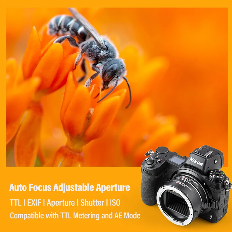 DG-Z Nikon Z Auto Focus AF Macro Extension Tube Viltrox Lens Adapter for Nikon Z mount Camera Lens Z6 II Z7 Z50 Z7 II Z5 Z9 Zfc