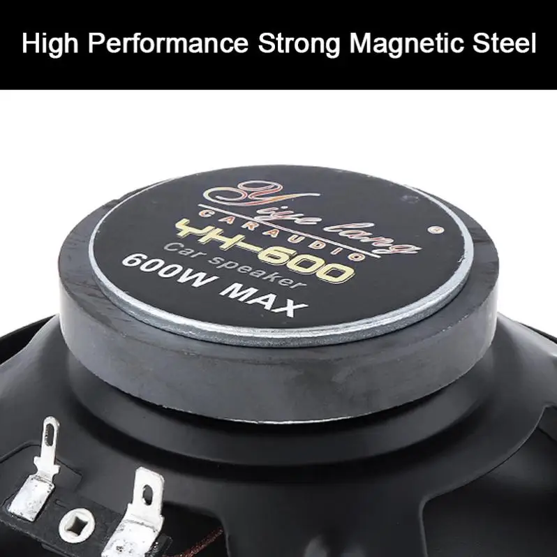 2 stks HIFI Auto Coaxial Speaker 600 W 4 Way 6 Inch