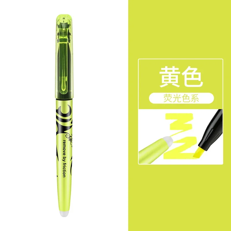 Pastel Erasable Highlighter Pen Set for School and Office Supplies