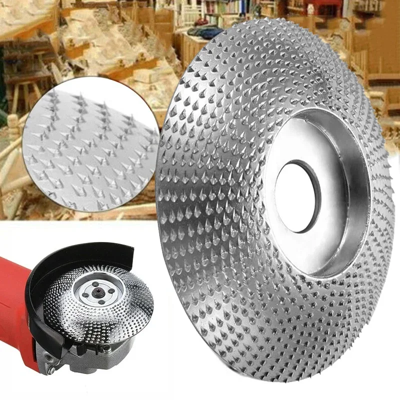 Woodworking Grinding Wheel Rotary Disc Sanding Wood Carving Tool Abrasive Disc Tools 16MM Bore For Angle Grinder