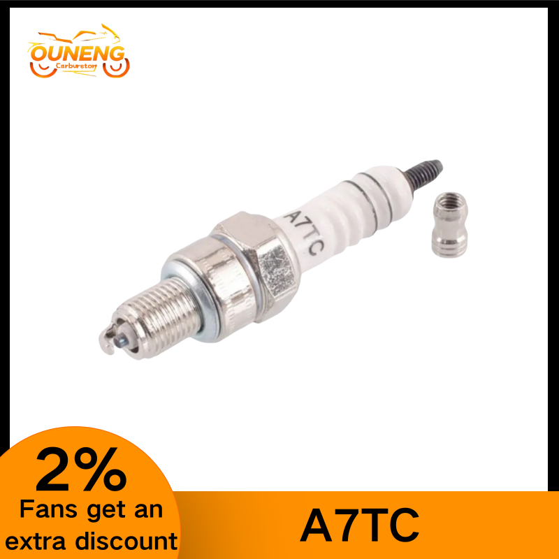For Honda GY6 GY6125 50cc 70cc 90cc 110cc 125cc 150cc A7TC Spark Plug  Motorbike Moped ATV Dirt Bike Go Kart  Motorcycle Scooter