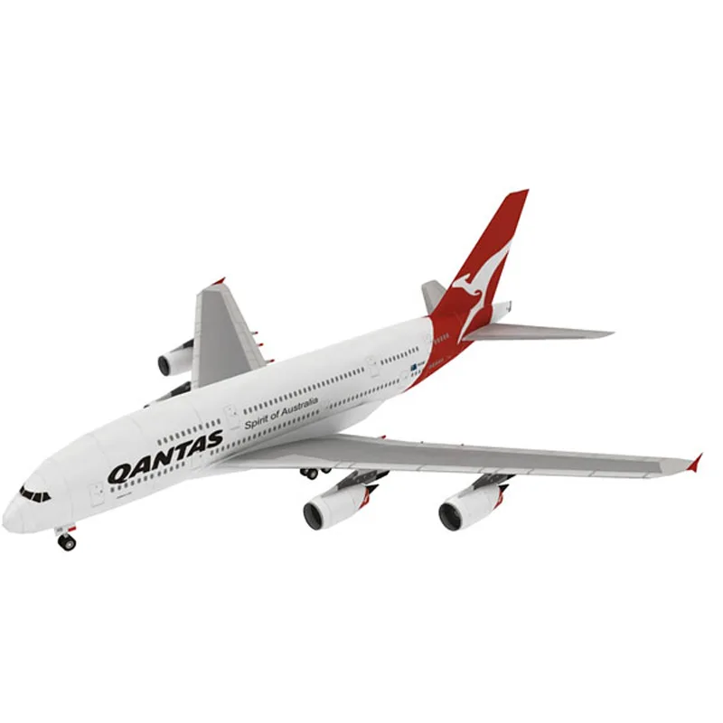 호주 UAE 싱가포르 에어버스 A380 종이 모델, 에어버스 A380 승객 항공기