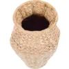 Wicker Rush Vase Flower Pot Clear Straw Flat Basket Weave Prop Eyeglasses Lanyard 4