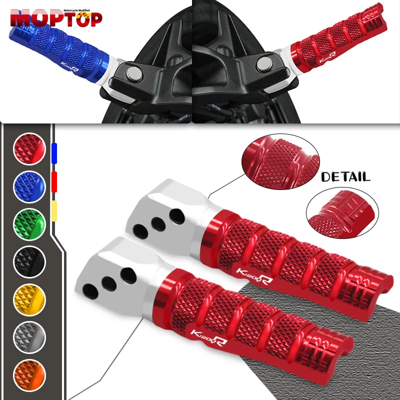 

NEW Sales For BMW K1200R K1200S 2005-2008 Motorcycle CNC Footrest Footpeg Rearset Foot Peg Pedal Accessories k1200r k1200s