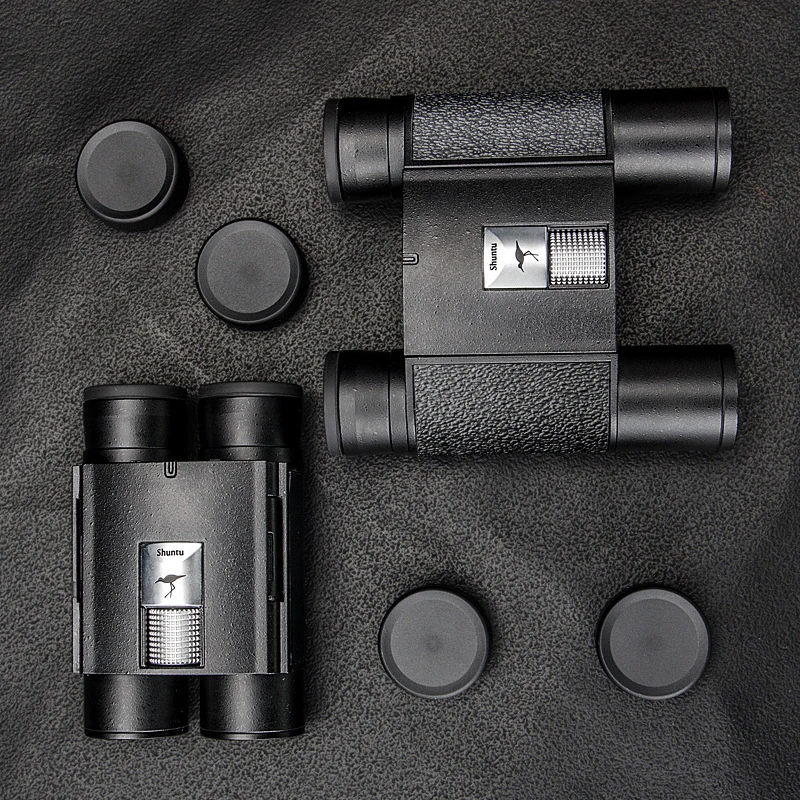 Shuntu 8x20 10x25 ED Binoculars Waterproof SMC Coating Eyepiece Bak4 Prism Optics Portable Folding Telescope For Camping Hunting 5