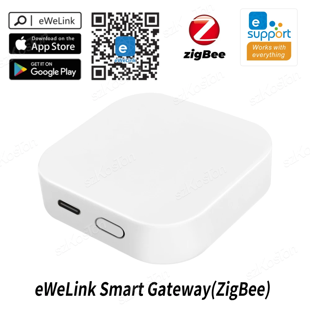 eWeLink App ZigBee Smart Gateway Hub Smart Home Automation Device Wireless Bridge Works with Alexa Google Alice Salute SON/OFF zigbee gateway smart gateway