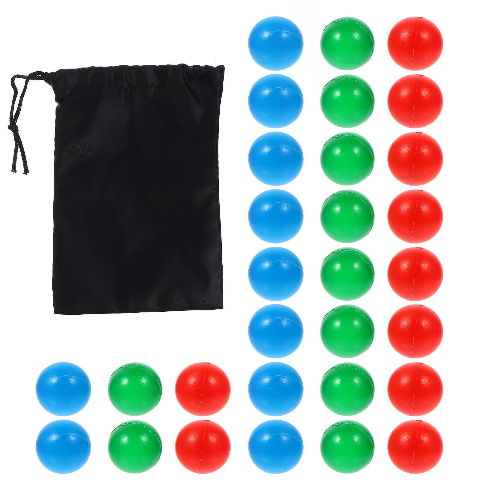

30 Pcs Solid Probability Ball Toys Color Learning Plastic Colorful Little Balls
