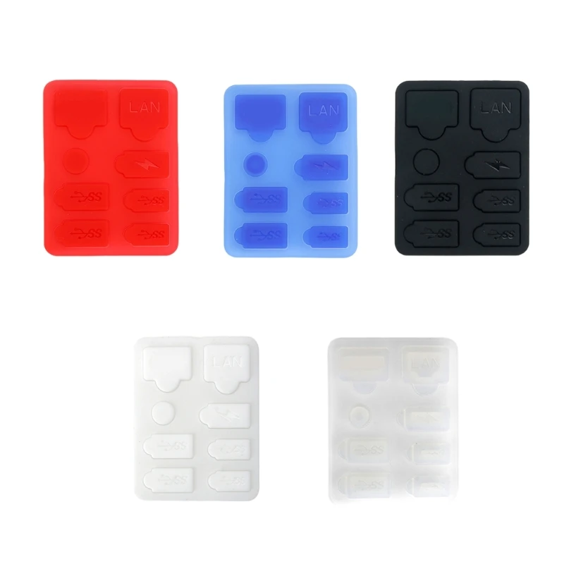 

1 Set of 8pcs Dustproof Plugs for P5 Game Console Dirt-against Protectors Dropship