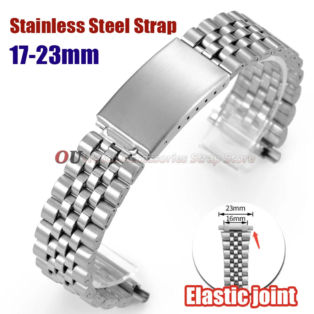 Stainless Steel Adjustable Watch Strap Bracelet