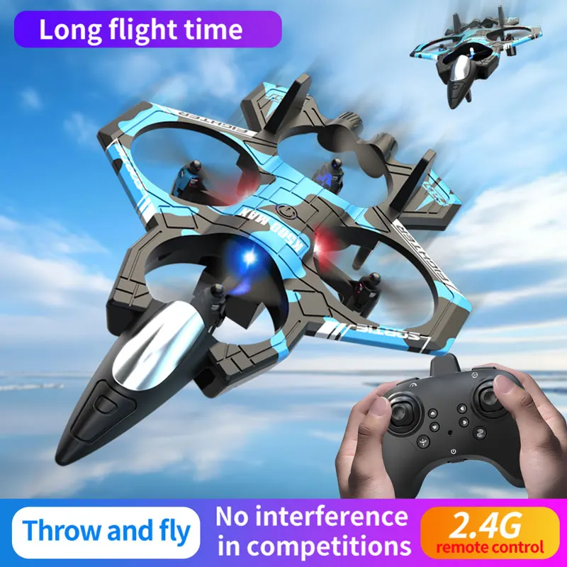 JCMO K500MAX Drone Plane 2.4G Stunt Fighter Jet avec Lumière