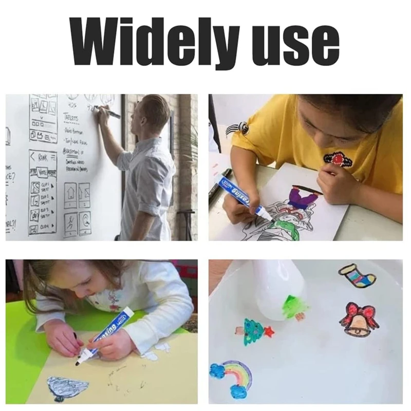 매직 드라이 지우기 마커 워터 페인팅 펜, 화이트보드 마커 펜 세트, 낙서 물 플로팅 펜, 페인팅 도구, 8 개