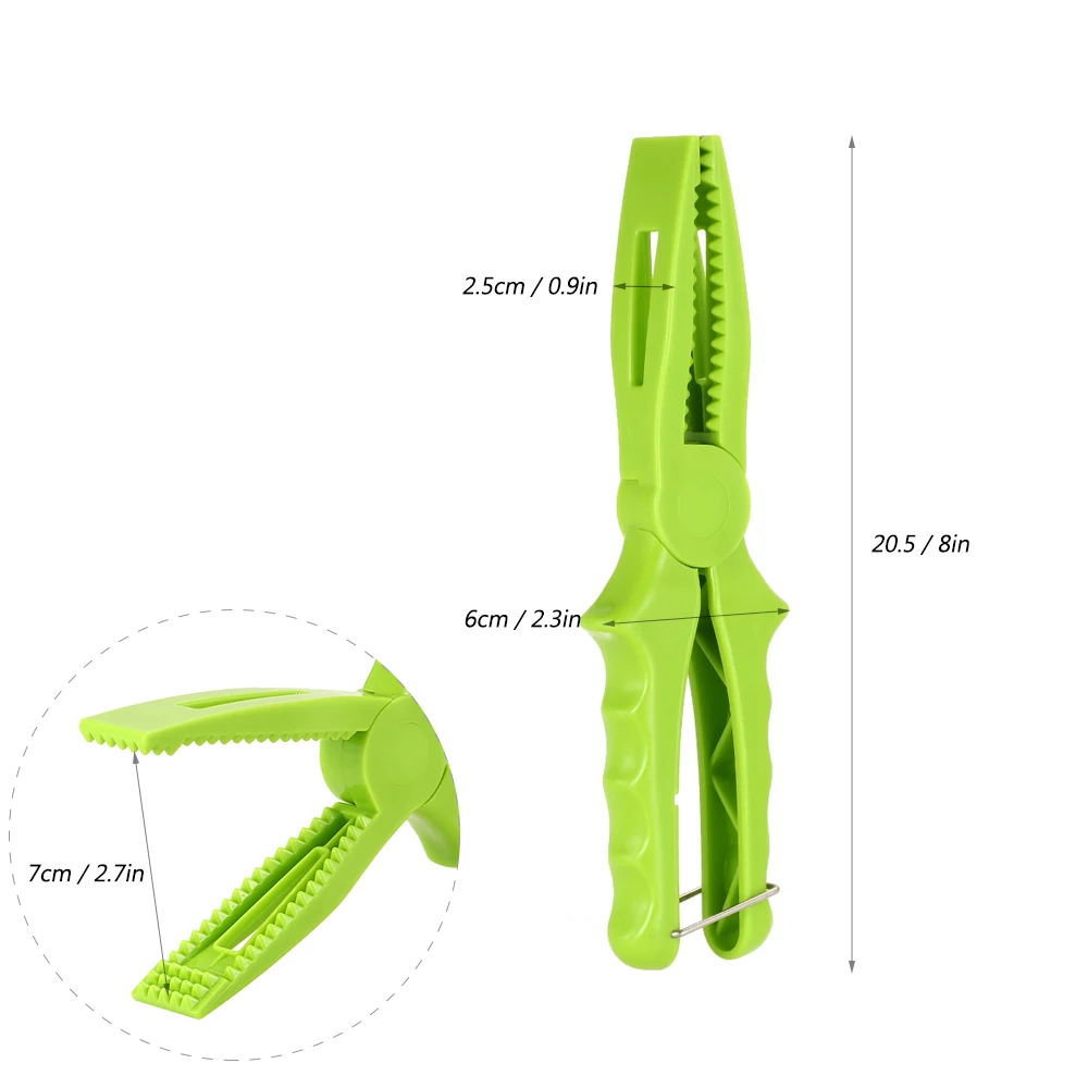 Fish Clip ABS Fishing Pliers Gear Floating Hand Controller Plastic Fish Lip  Gripr Clamp Gripper Grabber Fishing Tackle Tools