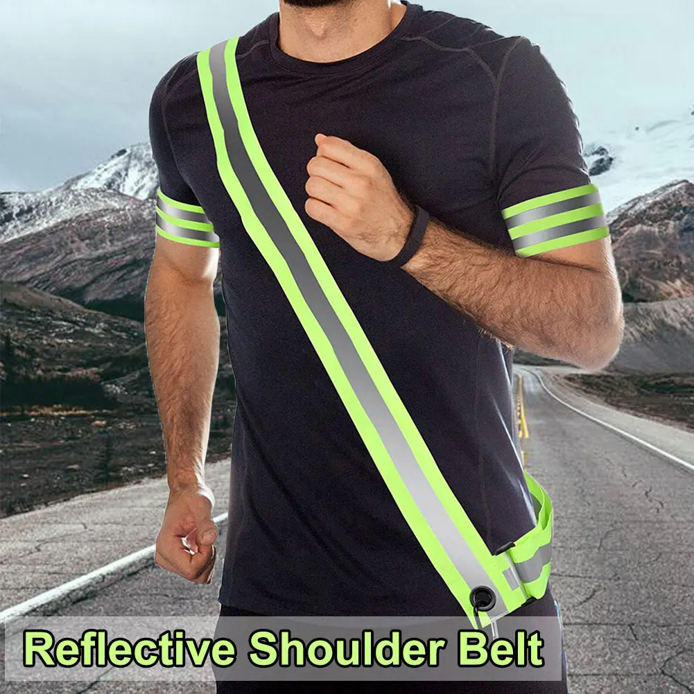 Reflective Safety Shoulder Belt High Visibility Reflective Elasticated