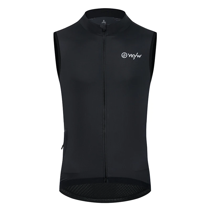 YKYW Winddichte, wasserdichte Herren-Pro-Fahrradweste UPF50+, ärmellose Weste, Windjacke, MTB-Fahrradbekleidung, Fahrradjacke – Detail 19