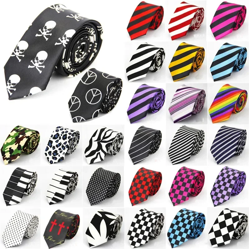 Neck Ties Narrow Tie for Men Women 5cm (2