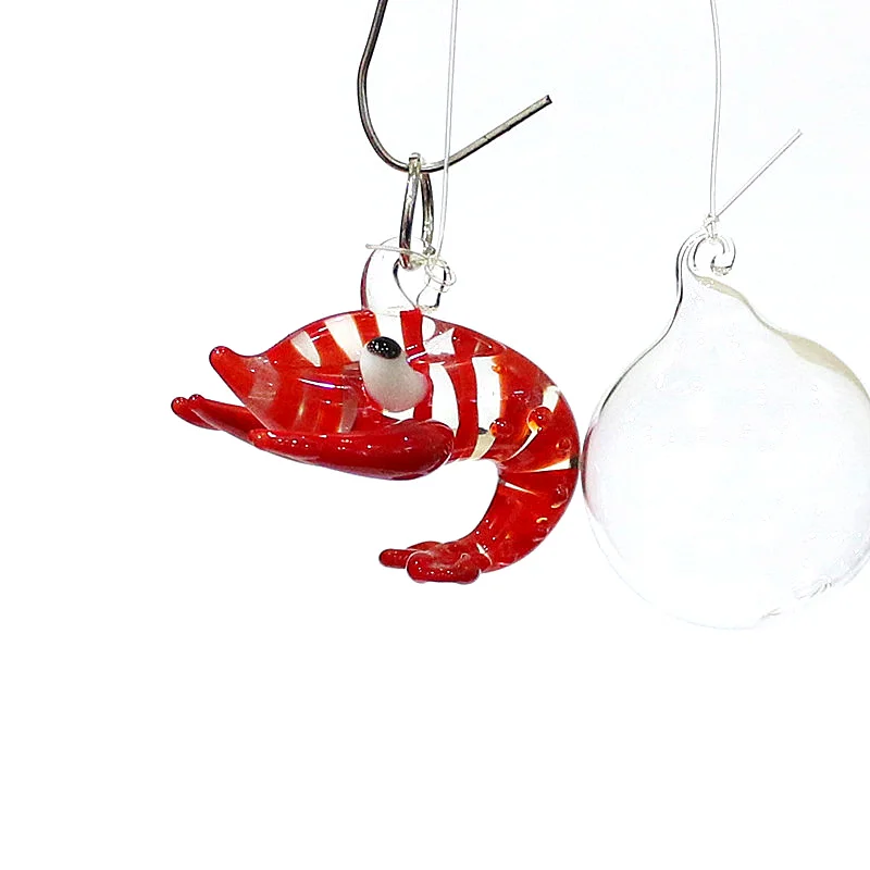 Description Picture 5 of itemFloating Glass Marine Animal Aquarium Decor Mini Lobster Figurine Pendant Cute Shrimp Ornament for Fish Tank Decoration Supplies