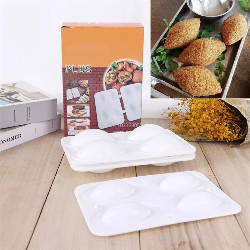 3/4/9 Holes Manual Kibbeh Express Meatball Maker Meatloaf Mold 5cm 7cm Press Patty Meat Pie Minced Meat Processor Kitchen Tools