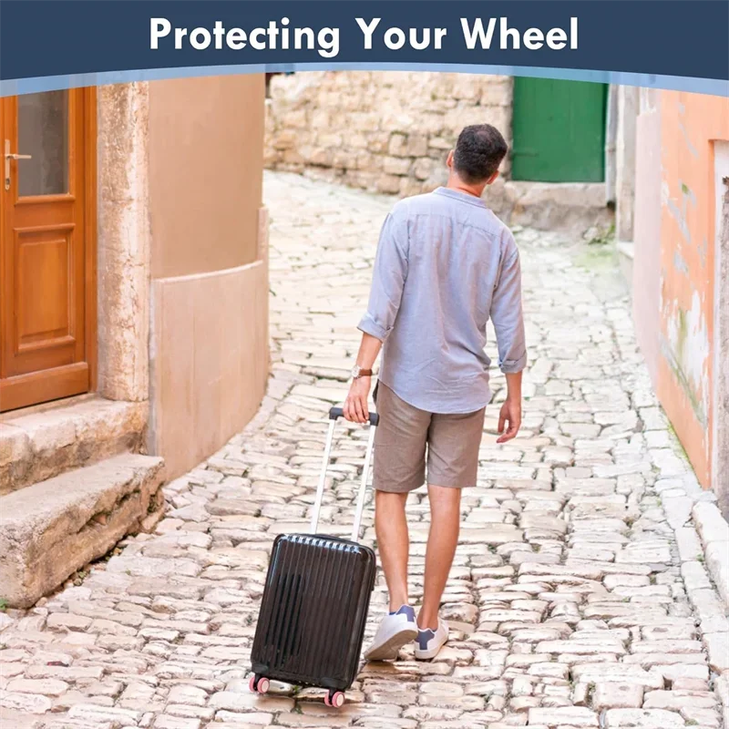 Luggage Wheel Protector 32/4PCS For Trolley Case Suitcase