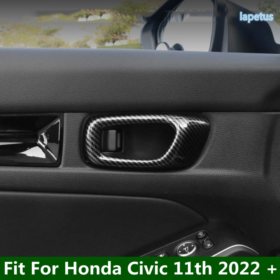 

Inner Door Handle Catch Cover Bowl Cup Trim 4PCS Fit For Honda Civic 11th 2022 2023 Car Interior Modified Accessories Parts