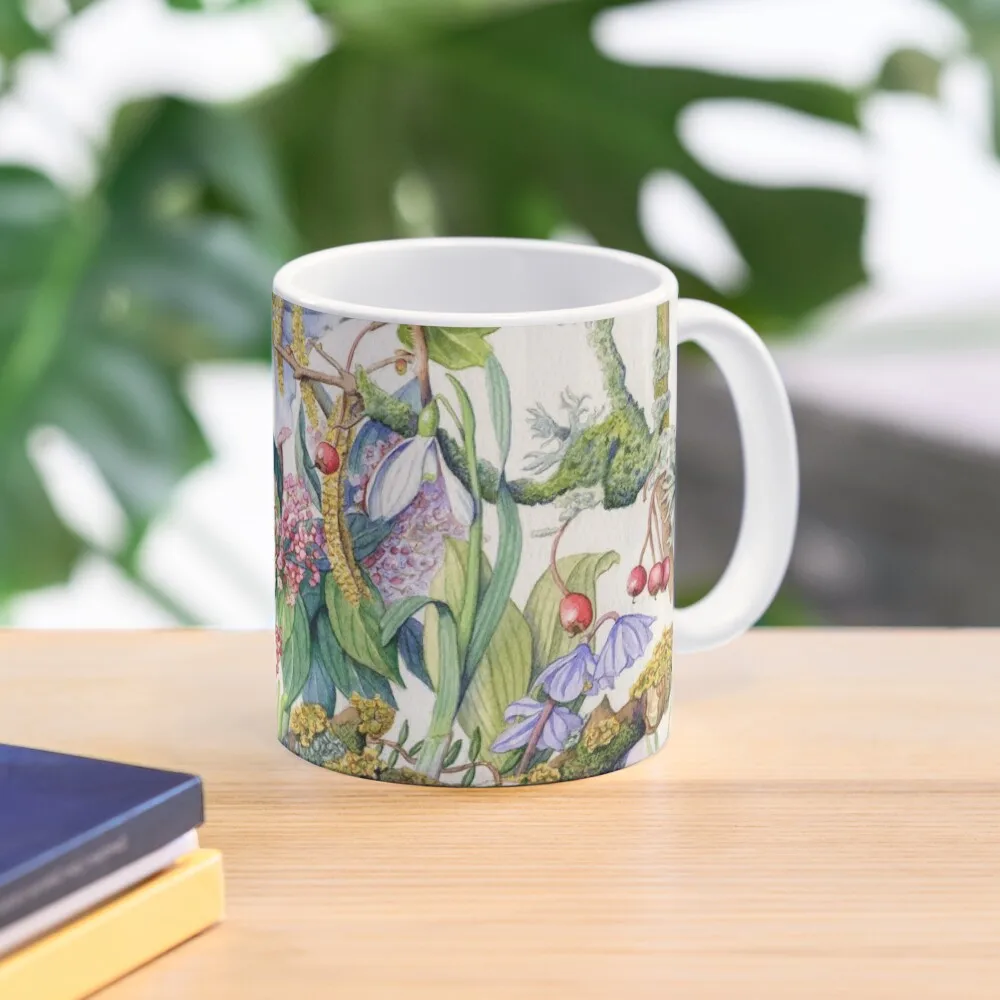 

Winter Collection, 4 of a series of 4 (watercolour on paper) Coffee Mug Anime Cups Breakfast Cups Beer Cups Travel Mug