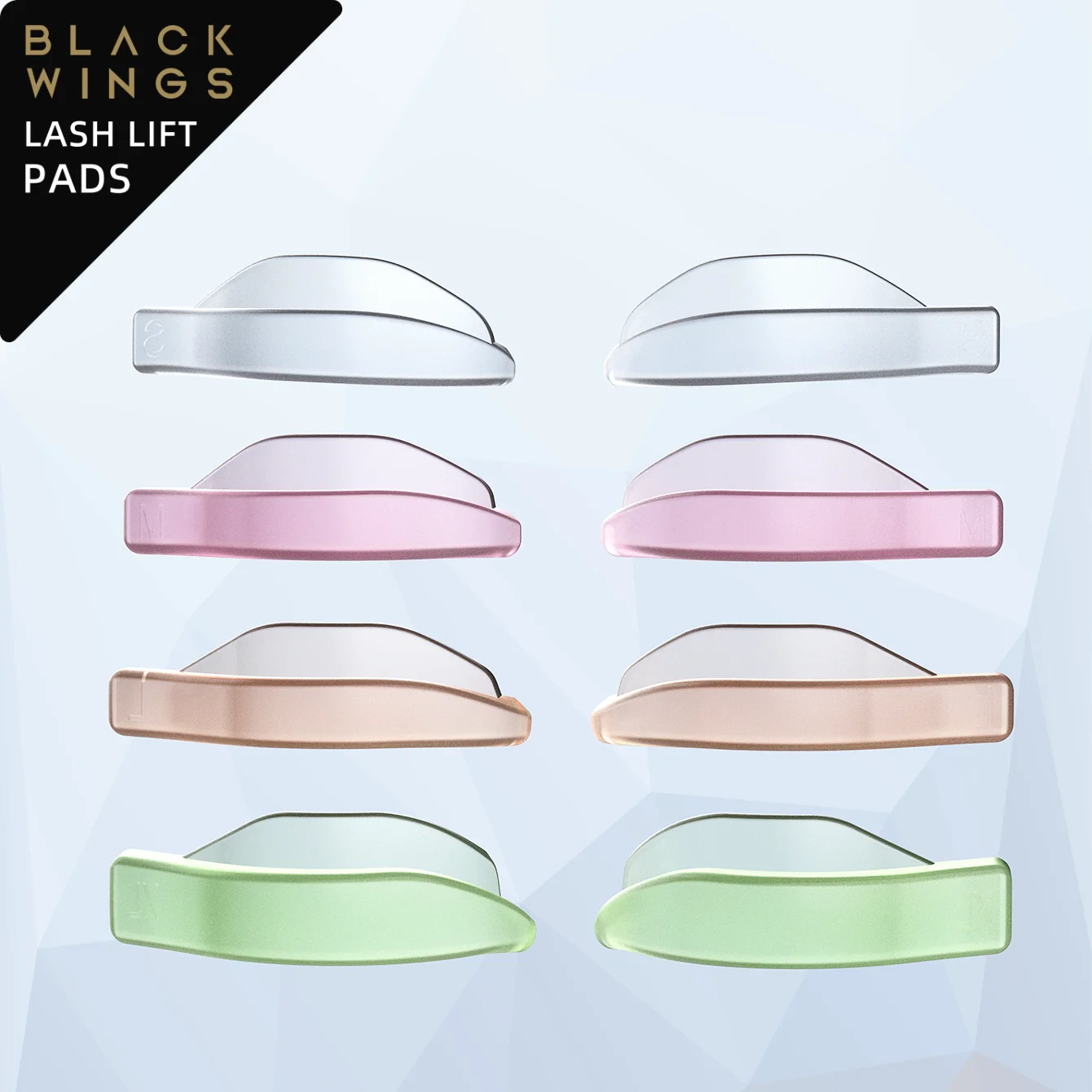 Jelly 4 Größen Wimpern Dauerwelle Curler Lift Pads Wimpern Dauerwelle Pads Stangen Für LashLift Silikon Für Wimpern Make-Up Schönheit Werkzeug – Detail 7