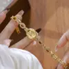 Oval Gold Women Watches Luxury Brand Dress Casual Quartz Small Dial Ladies Wrist Watches Rhinestone Gold Watches for Women 2025 4