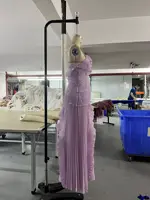 Ruffle ruffles design thin mid-length dress temperament fashion irregular halter women's dress 2025 summer new - Image 5