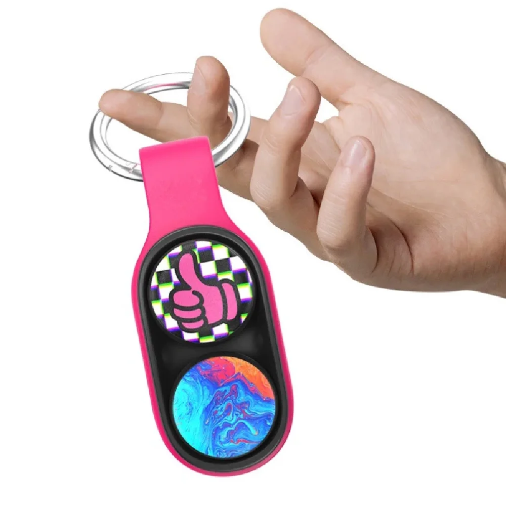 2024 New Ice Hockey Magnet Fingertip Elastic Magnet Toy For Puck Colorful Adult Stress Relief Popular Fun Elastic Kids Gift 4