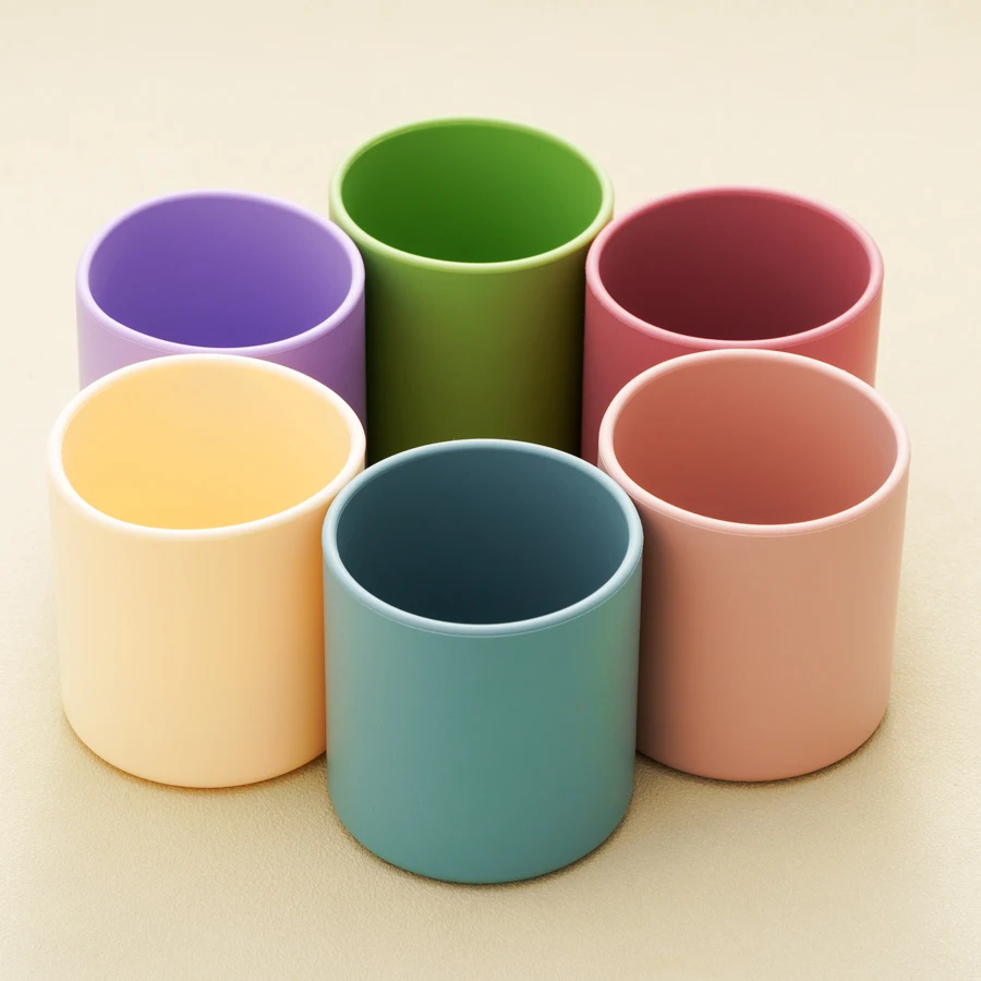 1PCS Baby Learn To Drink Cup Drinkware Silicone Cups For Toddlers & Kids LeakProof Child Water Cup Bottle Feeding Cup Baby Stuff 6
