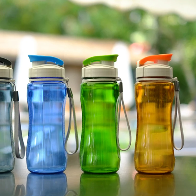 560ml Plastic Water Bottle Kids Sport Bottle BPA Free Children's Cup