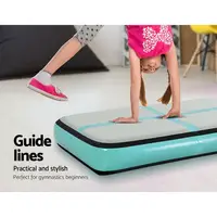 Mini Size Airtrack Mat For Gymnastics 1M*0.6M Air Board/Air Block Inflatable Yoga Gym Equipment Home Use Cheerleading Floor 1