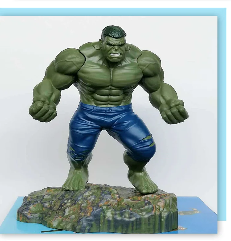 Marvel Hulk Action Figures Personaggi Anime Ornamenti Desktop Hulk Doll Model Boy Collection Toys Regalo Di Compleanno