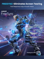 UPERFECT 17.3 Inch 2K 144Hz Portable Gaming Monitor 2560x1440 HDR FreeSync IPS Display for PC Mac Phone Game Console Steam Deck - Image 5