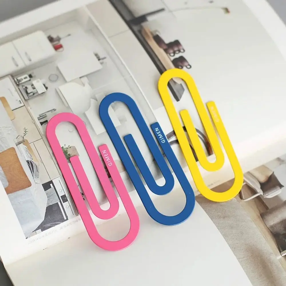 Giant Paper Clip Bookmark 2Pcs